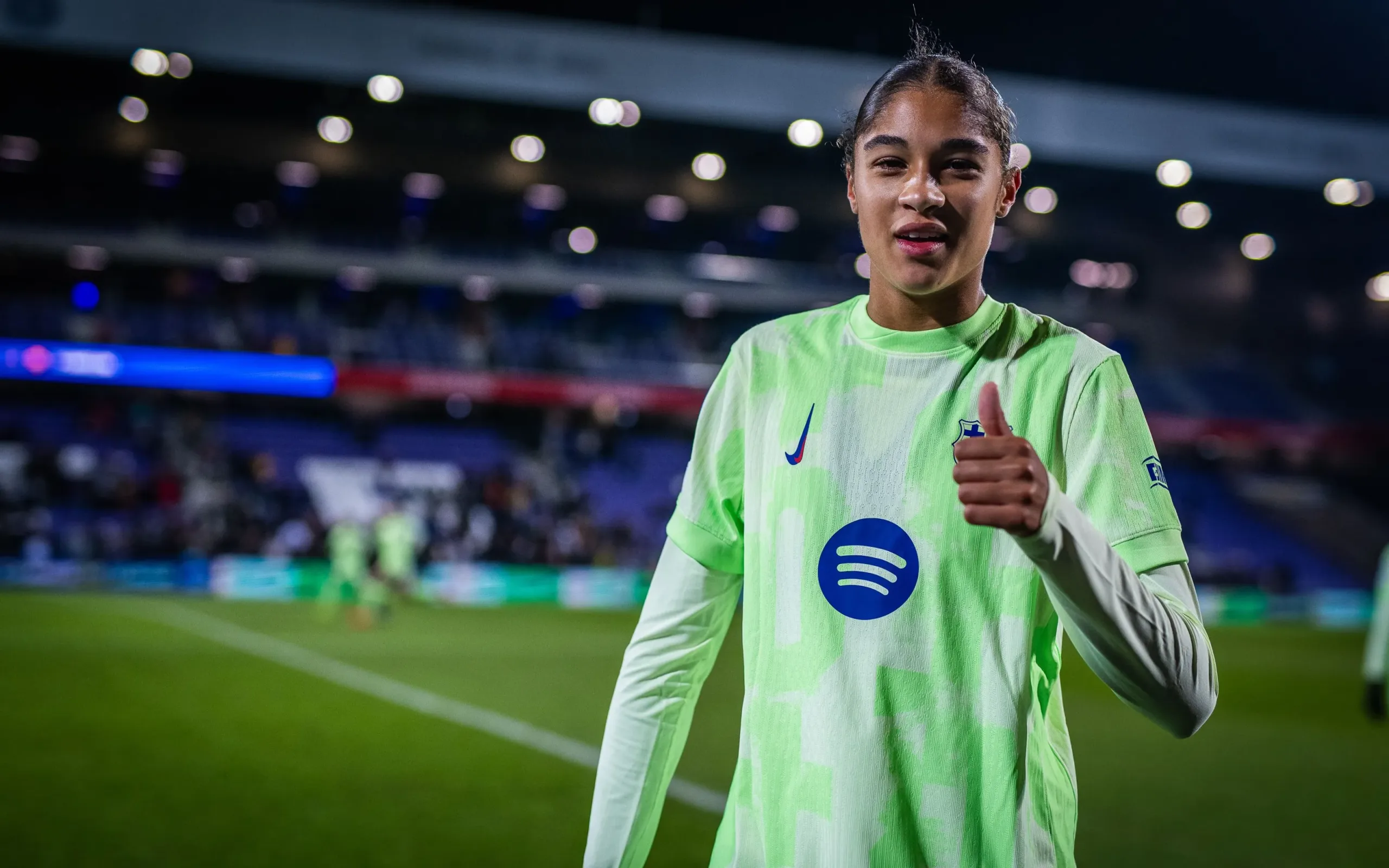 Sydney Schertenleib on her UWCL debut / FCBarcelona.com