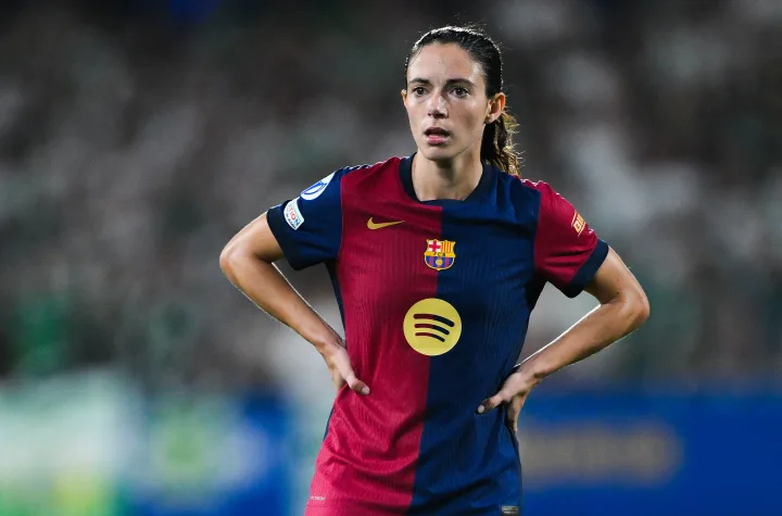 BARCELONA, SPAIN - OCTOBER 16: Aitana Bonmati of FC Barcelona looks on during the UEFA Women's Champions League match between FC Barcelona and Hammarby IF at Estadi Johan Cruyff on October 16, 2024 in Barcelona, Spain.Photo by David Ramos/Getty Images) (Photo by David Ramos / GETTY IMAGES EUROPE / Getty Images via AFP)